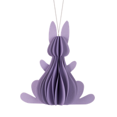 Easter Bunny 13 cm. Lavendel