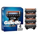 Gillette Fusion5 ProGlide rakblad för män, paket med 4 rakblad påfyllningar med precisionstrimmer, 5 anti-friktionsblad