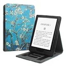 QISUO Stötsäkert fodral med handbälte för Kindle PKindle 11:e 2022 släppt 15 cm C2V2L3 Ebook smart fodral (A2)