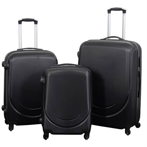 Kuffert - Hardcase rejsekufferter - Classic sort - Letvægts kufferter.
