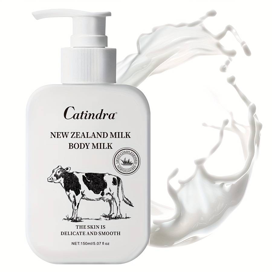 TEMU 150ml Body Cream With Milk And Vitamins, A And Concealing Cosmetic For The Body That Provides Hydration And Firmness