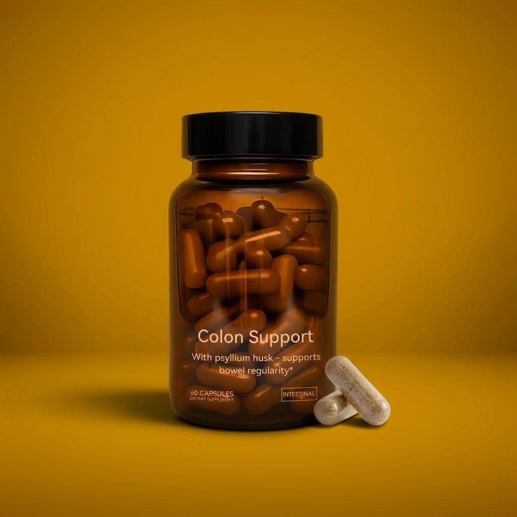 Overnight Gentle Relief & Colon Support | Psyllium & Senna | 60 Capsules