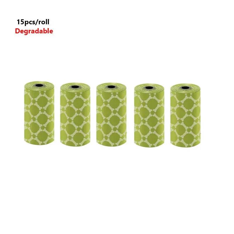 Dog Poop Bags - 100 Count Refill Rolls - Green / 5 Rolls 100pcs bags (5 Rolls 100pcs bags)