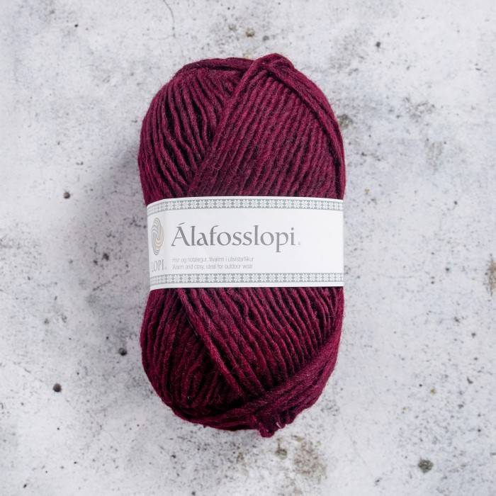 Ístex Álafosslopi 100g - Istex Alafosslopi Oxblood Red 1242 - IstexAlafosslopiOxbloodRed1242