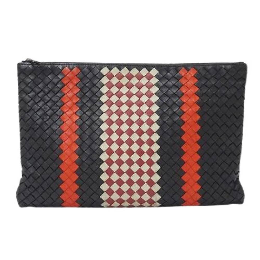 Bottega Veneta Vintage Pre-owned Læder Clutch - Vintage - unisex - Flerfarvet - ONE SIZE - Læder