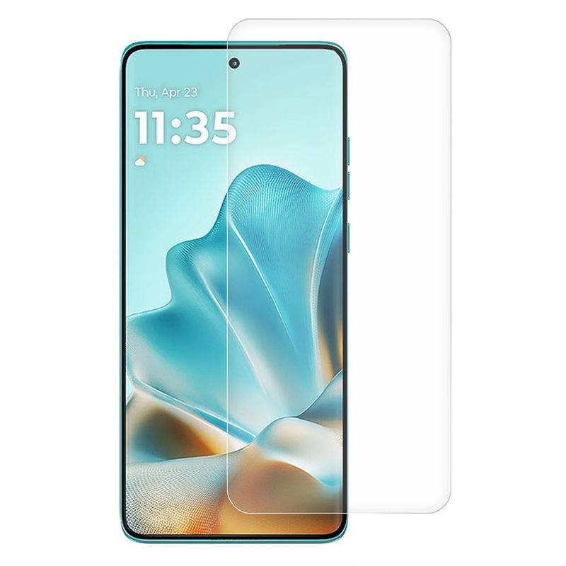 Motorola Edge 60 Beskyttelsesglas med UV-lim – Hærdet skærmbeskyttelse