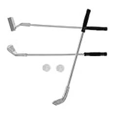 ibasenice 1 Set Minigolf Minihus Dekoration Minihus Golfklubb Delikat Minihus Prydnad Dockhus Golf Minihus Inredning Tillbehör Dockhus Tillbehör Golfklubbboll Modell