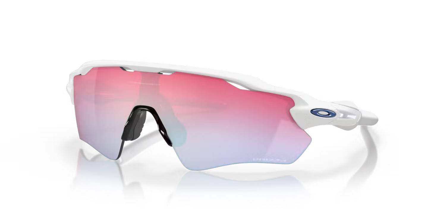 Oakley Radar EV Path - Prizm Snow Sapphire - Polished White Frame Solbriller.