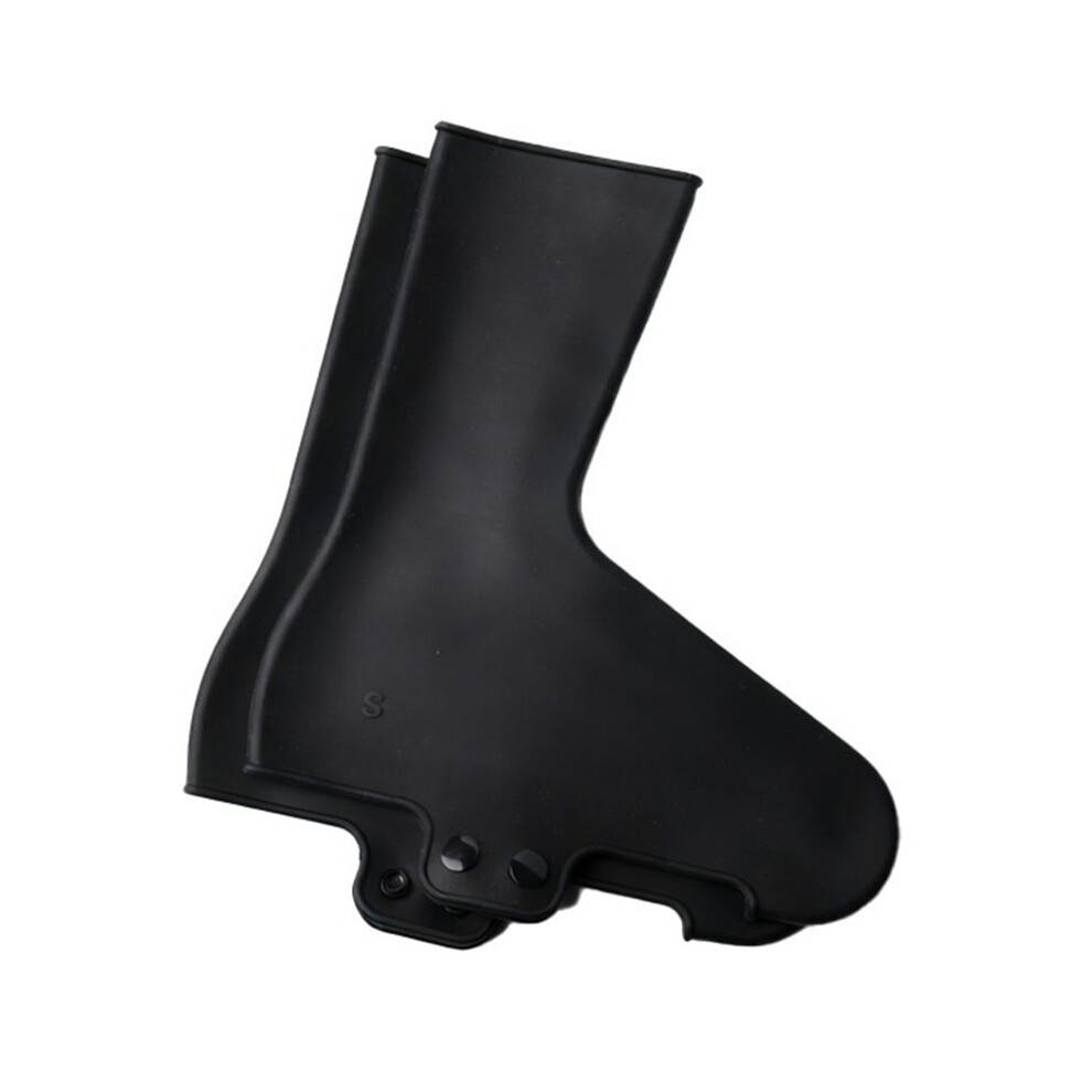 Waterproof Silicone Cycling Shoe Covers Windproof Warm High Elastic Road Mountain Bike Cleats Shoes Protector Overshoe S