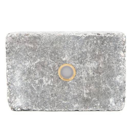 Light By Juhl holmegaardsten med Cosmos messing spot, 14x21x5,5 cm, antracit