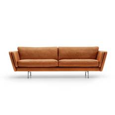 Grasp sofa - Gefion læder - XL - Mogens Hansen Cognac