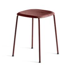 HAY - Soft Edge 70 Fall Red Water Based Lacq Oak Fall Red Base - Pallar - Iskos-Berlin - Röd - Metall/Trä