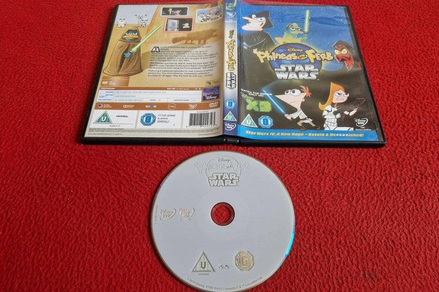 PHINEAS AND FERB STAR WARS DVD