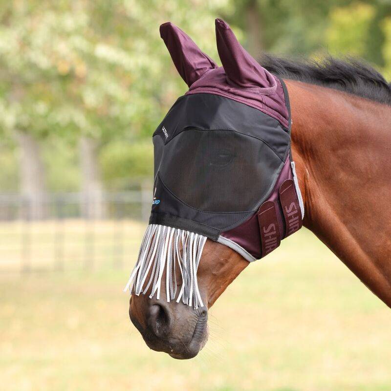 Shires Flughuva Deluxe med Öron och Fransar FlyGuard