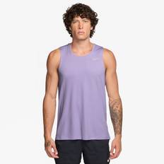 Nike Tank Top Dri-FIT Miler - Lilla/Sølv