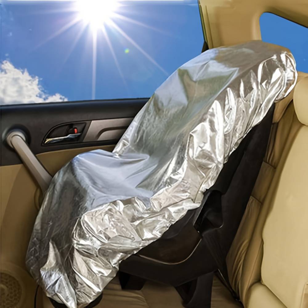 Child Car Seat Sunshade Dust Cover Sunshade Uv Blocking Heat Insulation Seat Cover