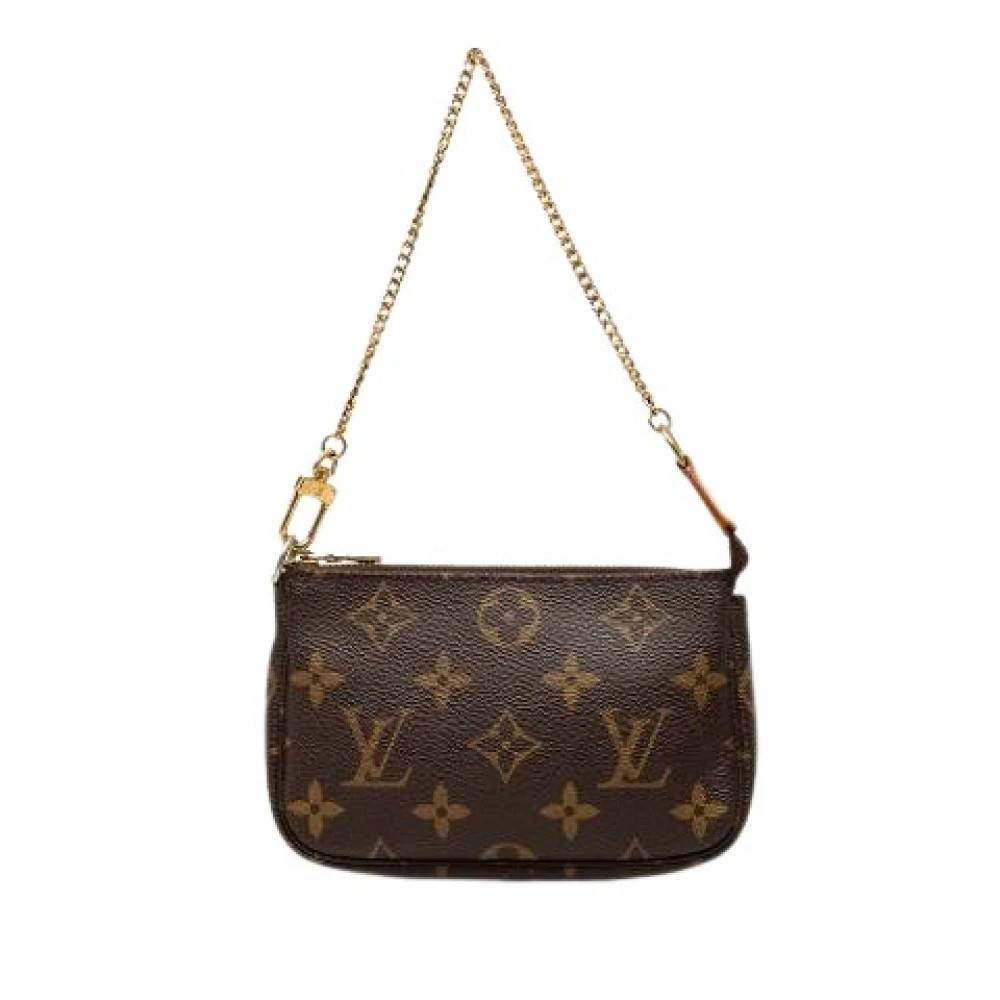 Louis Vuitton Vintage Pre-owned Mini Pochette Accessoires - Vintage - Dame - Brun - ONE SIZE - Uld