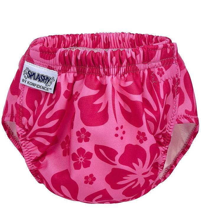 Konfidence Badblöjor - E-Flex Splashy - Oahu Rosa - Konfidence - 3-36 mån - Badblöjor