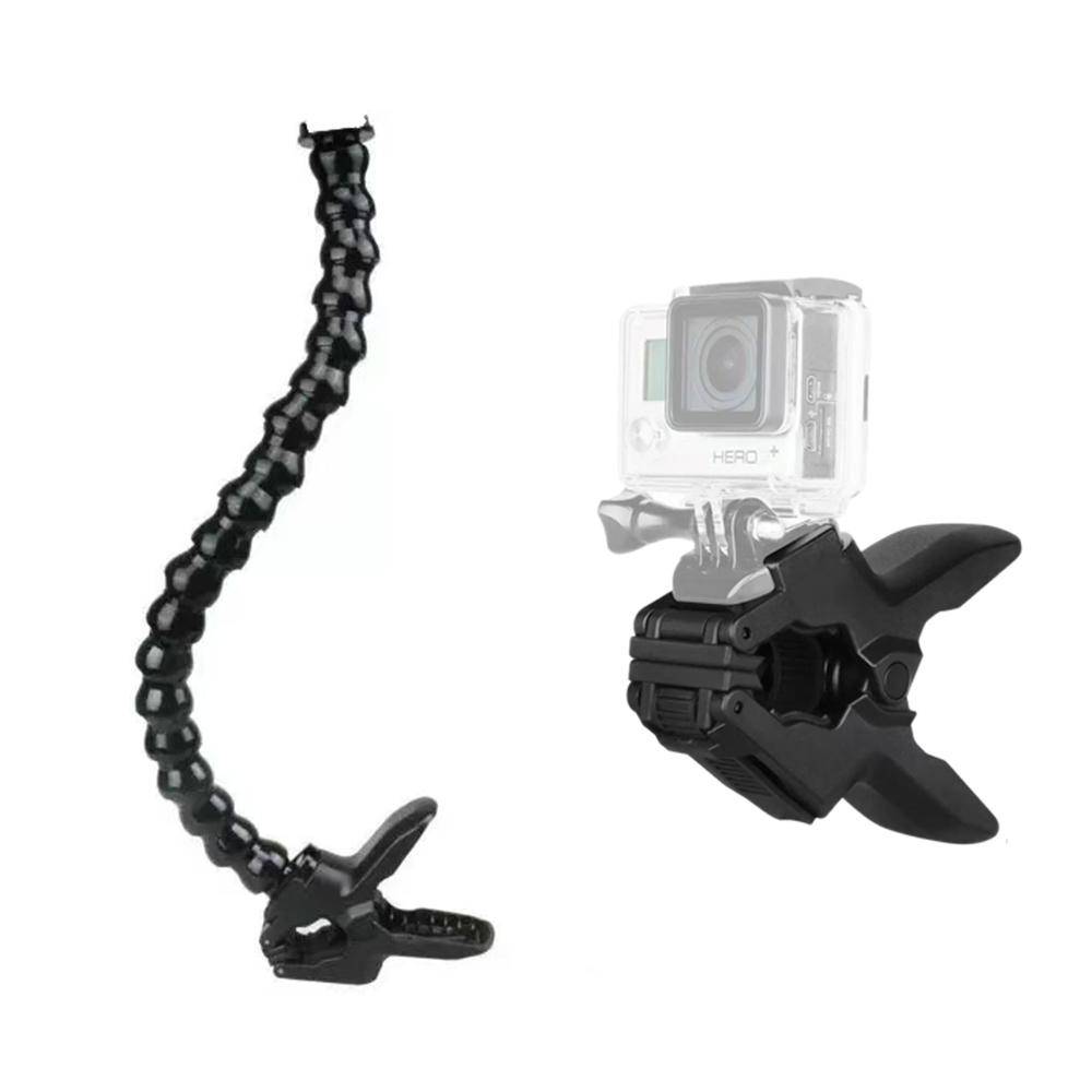 Flexibel Svanehals Klämfäste Justerbar Flexarm Klämhållare Universellt Sportkamerafäste För GoPro Hero 7 8 9 10 11 12 Actionkamera Tillbehör
