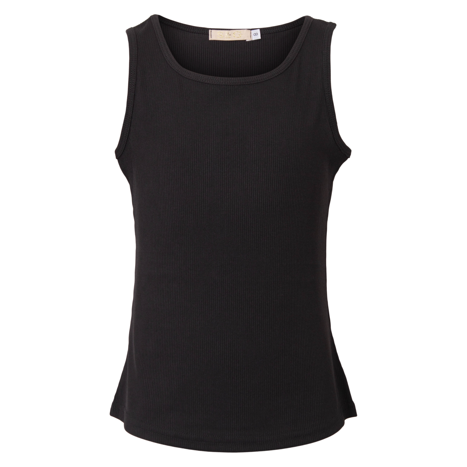 Pige Top - Black - 128