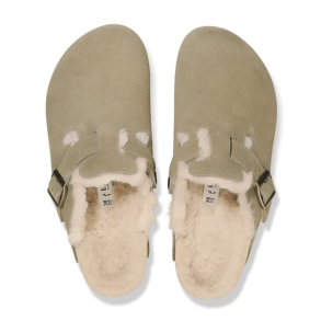 Birkenstock Slip-in - Boston Shearling - Taupe