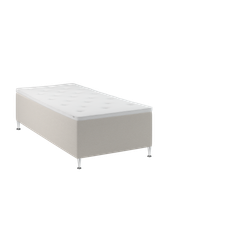 Kinnabädden - Venus Ramsäng Sand 90 Extra Fast Cocktailben Silver 19cm från Sleepo - Beige (90x200)