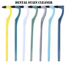 TEMU 7pcs L-shaped Dental Stain Remover - Gum Health Oral Care, No Battery Needed