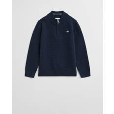 GANT Barn Kids tröja med half-zip och mikrostruktur (122/128)