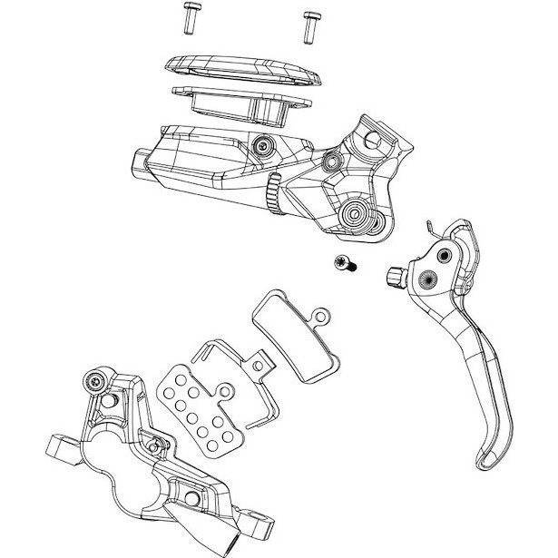 SRAM Rival AXS E1 Disc Brake Caliper Piston Service Kit