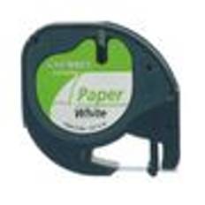 DYMO LetraTAG Tape / 12mm x 4m / Hvid / Paper