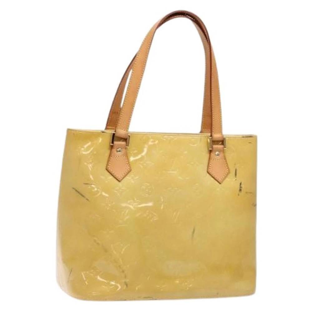 Louis Vuitton Vintage Pre-owned Laeder louis-vuitton-tasker - Vintage - Dame - Gul - ONE SIZE - Tyl
