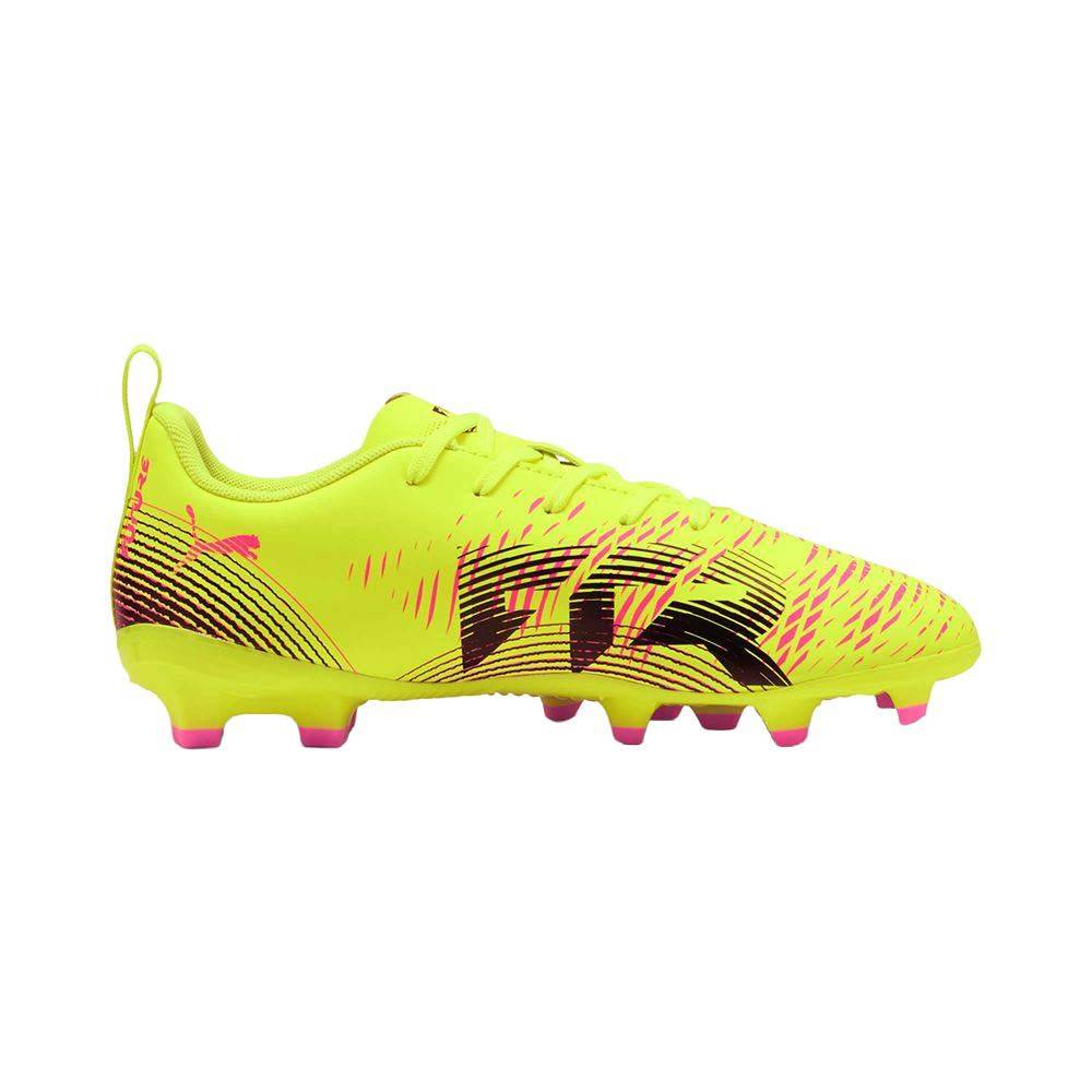 Future 8 Play FG/AG Junior, 30, Yellow Alert-PUMA Black-Sun Struck