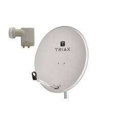 Triax 70x79 cm. parabolpaket (TDS 80LG) | 1 pos, 2 bruger