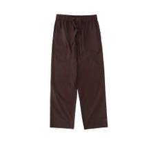 Tekla - Cotton Poplin Coffee Pyjamas Pants L - Pyjamas - Brun