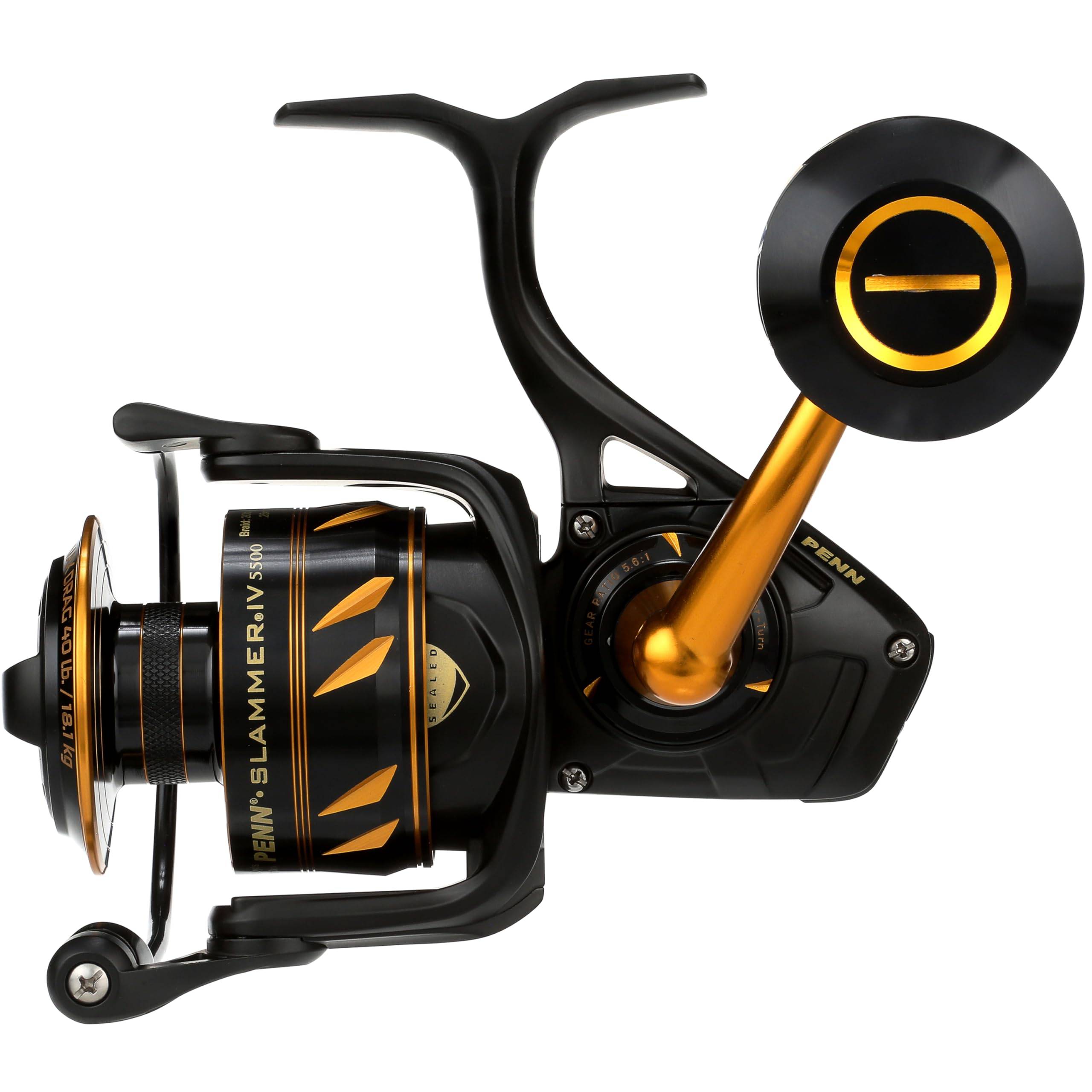 PENN Slammer IV5500, Robust och Hållbar, Offshore Jiggfiske och Kastfiske, IPX
