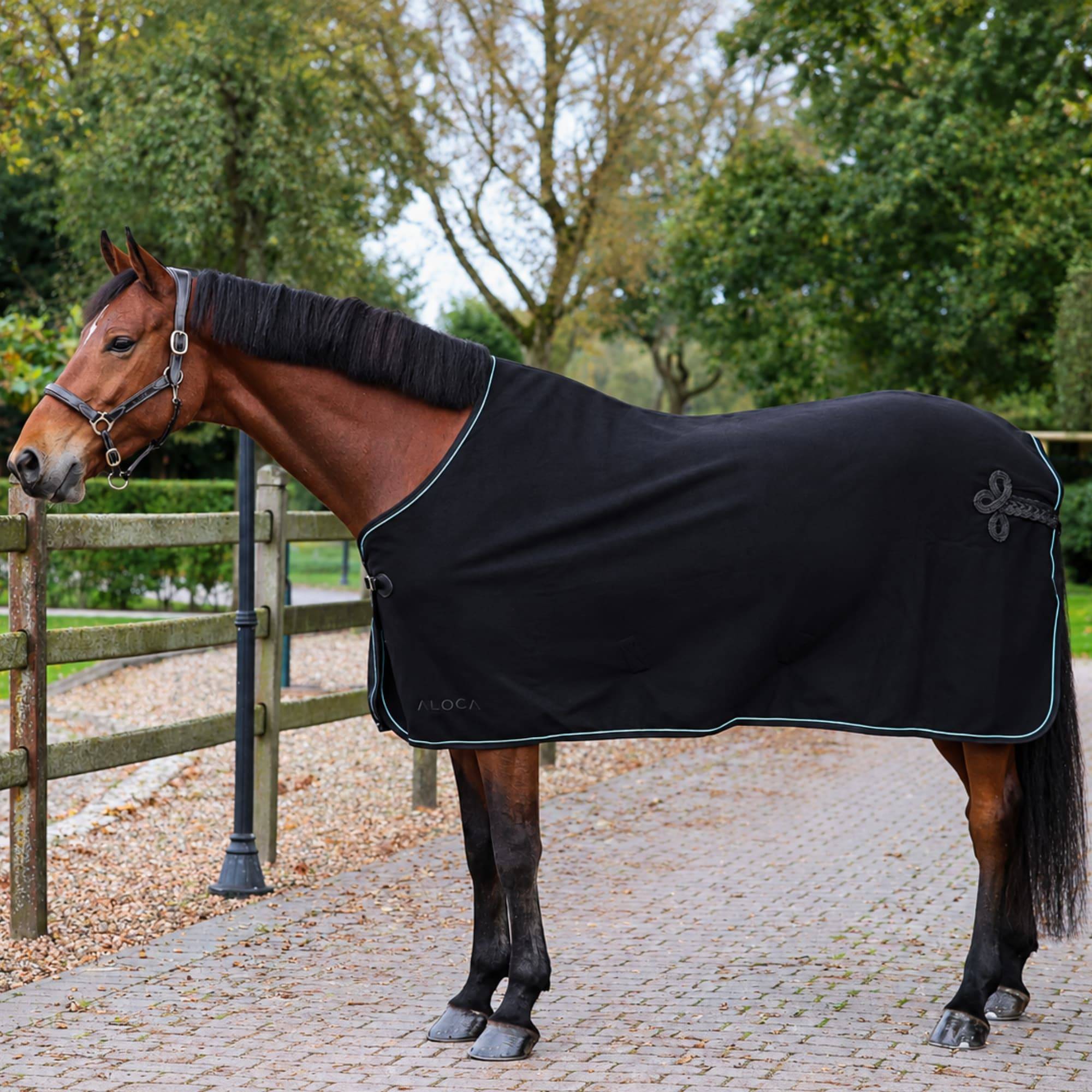 Aloga Pro Ulltäcke - Svart/Mint, Aloga Equestrian