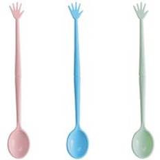3pc set fruktgaffel sked fruktskylt koreansk servis barn äter frukt liten gaffel kök restaurang bartillbehör hx0812