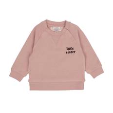 Livly Sweatshirt - Syskon - Dusty Mauve m. Lillasyster - Livly - 9-12 mån - Sweatshirt