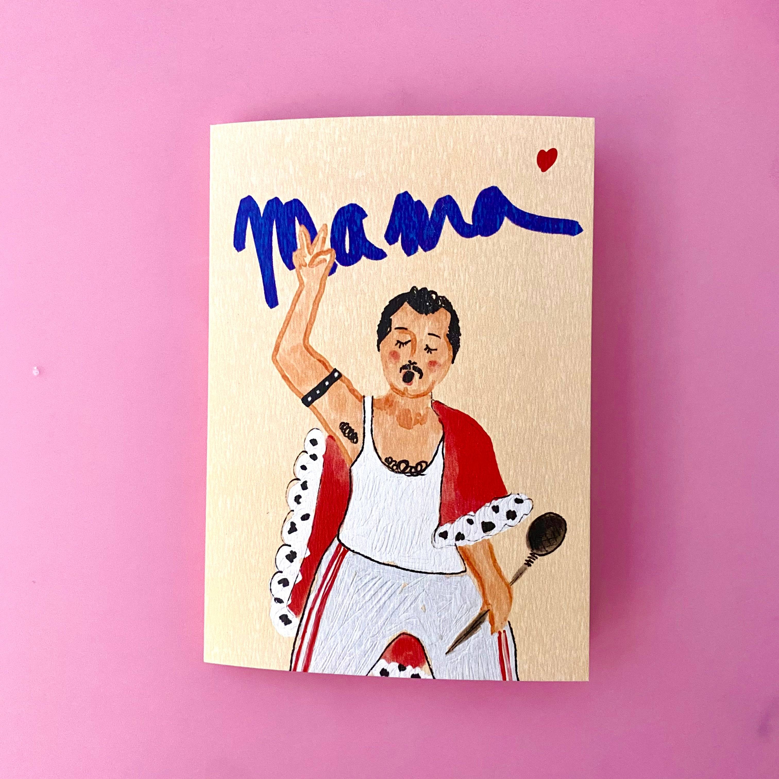 Carte de voeux gift - carte de voeux freddie