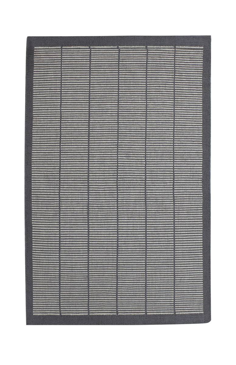Åbo Kelim tæppe - Grey/White - 140x200 / Grå