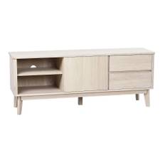 Yumi TV-bänk 152cm vitpigmenterad ek