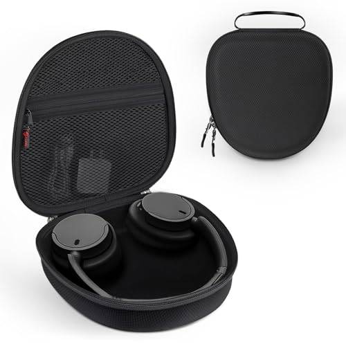 Fintie Hårt fodral till Sony WH-CH720N/ WH-CH710N/ WH-CH520/ WH-CH510/ WH-1000XM6/ WH-1000XM5/WH-1000XM4/WHXB910N trådlösa hörlurar – reseskyddsfodral bärväska (svart)