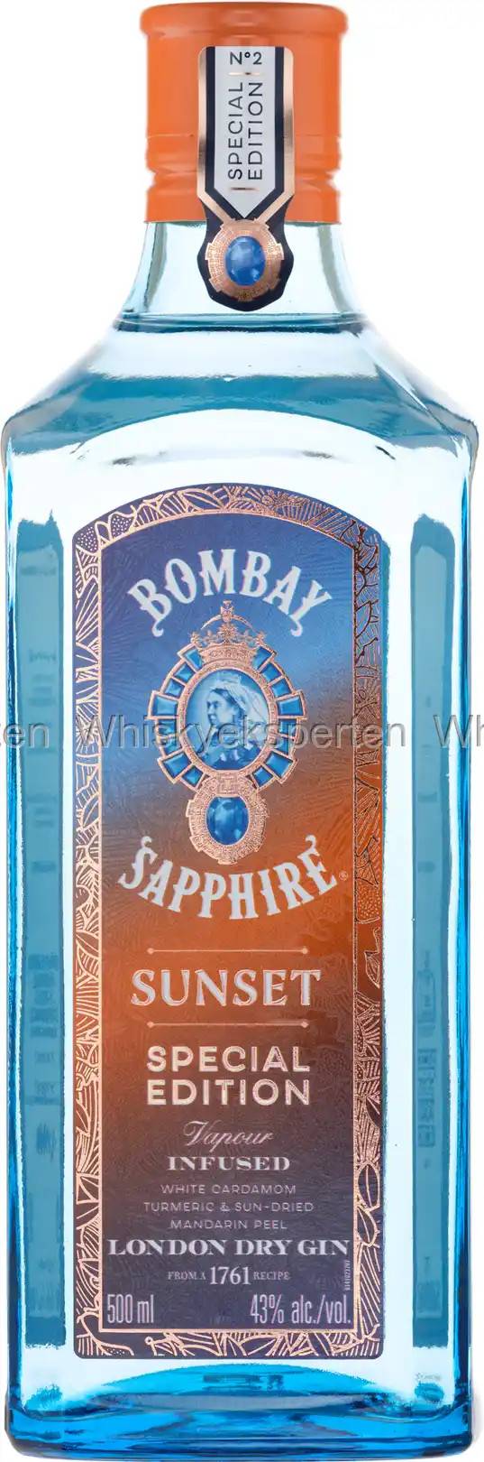 Bombay Sapphire Sunset Special Edition (50 cl) 70 cl, 43%