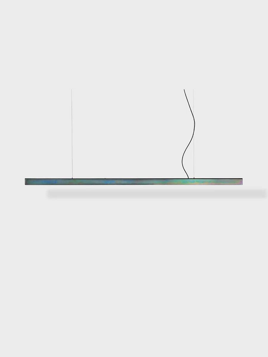 I Model Pendel, m. ledning fra Anour Messing / 200 cm / Dark opal chrome - Jacobsen Plus