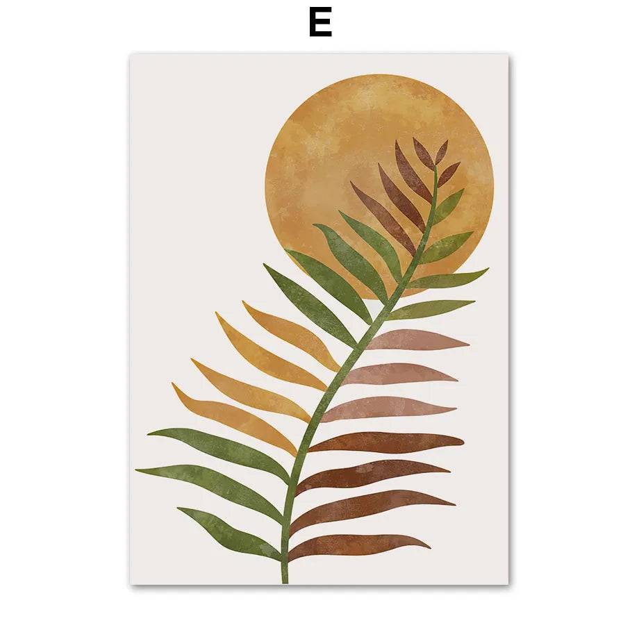 Poster med monstera i bohostil - 5 / 30X40cm