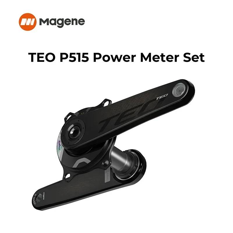 Magene TEO Crank P515 Power Meter 4 Bolt 110BCD 29mm Spindle ANT Bluetooth Cadence Pedal Balance Carbon Crankset