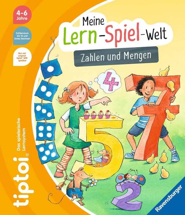 tiptoi 49275 böcker Matematik Tyska 16 sidor Inbunden