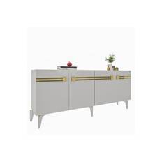 Slobidka Konsollbord 150 cm - Guld/Vit Hallbord Vit,Gul
