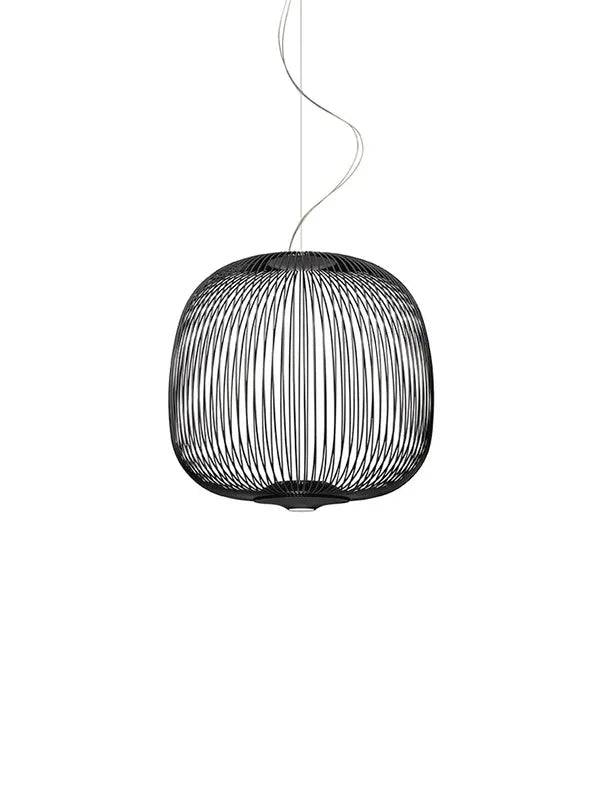 Spokes 2 Pendel fra Foscarini Lille / Sort / LED - med lysdæmper - Jacobsen Plus
