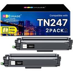 Brother TN-247 toner 2 x sort (GPC Image) – kompatibelt tilbehør